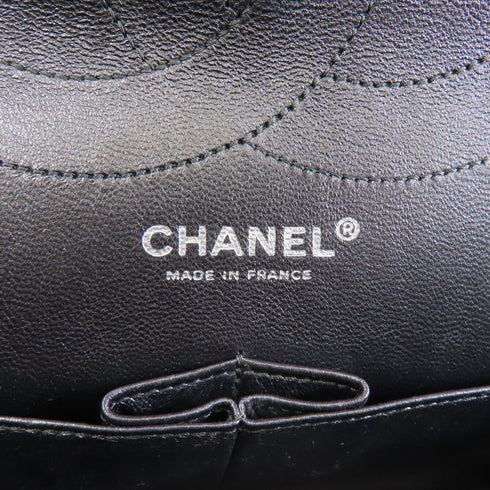 Chanel Quilted CC SHW 2.55 Chain Shoulder Bag Calfskin Leather Gold Color