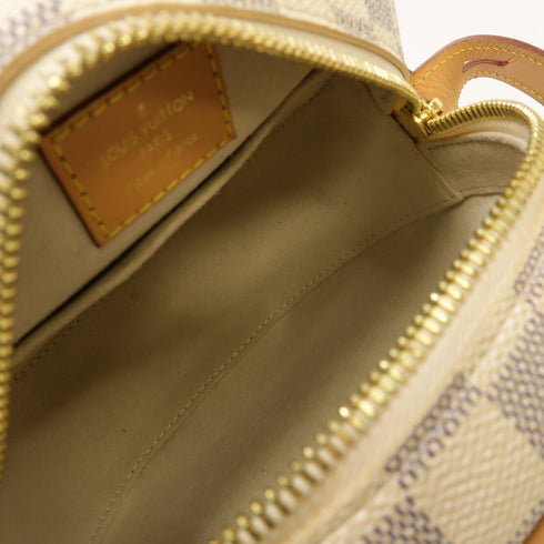 LOUIS VUITTON LV GHW Boite Chapeau Souple Shoulder Bag N40333 Damier Azur White