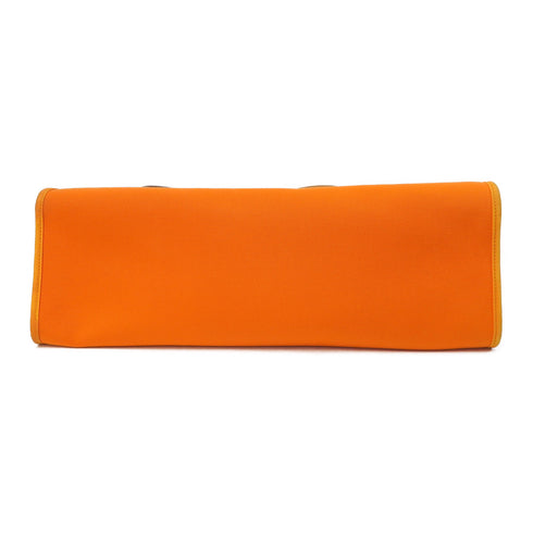 HERMES PHW Herbag GM 2 Way Shoulder Bag Handbag Canvas Orange