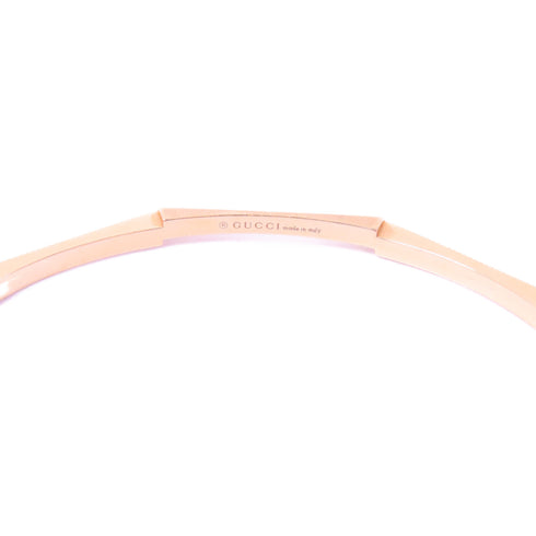 GUCCI GG Link To Love Bangle 18K Pink Gold