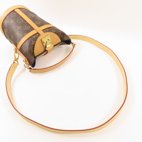 LOUIS VUITTON LV GHW Duffle 2 Way Shoulder Bag M43587 Monogram Brown