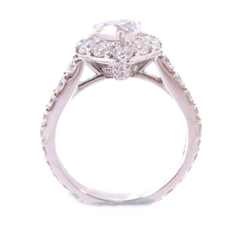 GRAFF 0.59ct Diamond Ring #4.75 18K White Gold