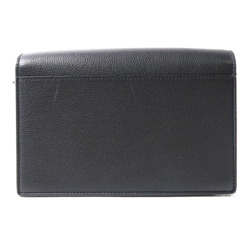 LOUIS VUITTON LV SHW Mylockme Chain Shoulder Bag M63471 Calfskin Leather Black