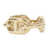 HERMES Scarf Ring Metal Gold