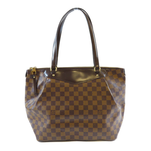 LOUIS VUITTON LV Westminster GM Shoulder Bag N41103 Damier Ebene Brown