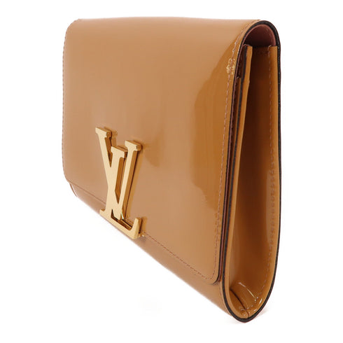 LOUIS VUITTON LV GHW Louise Clutch Bag M94269 Monogram Vernis Gold