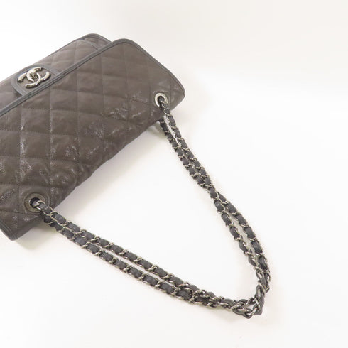 CHANEL CC SHW Chain Shoulder Bag Calfskin Leather v1