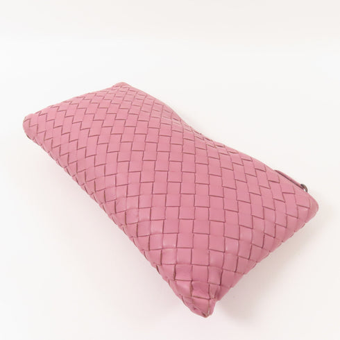 BOTTEGA VENETA Pouch Leather Pink