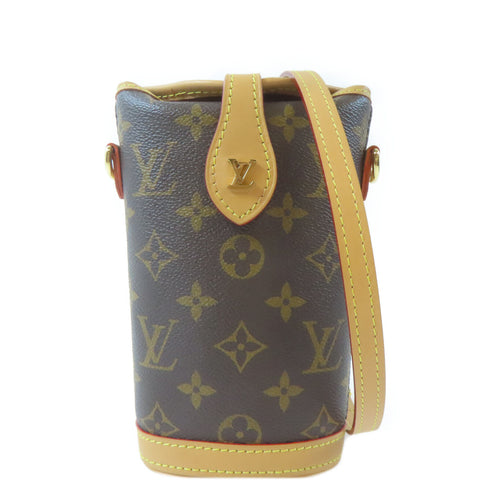 LOUIS VUITTON LV GHW Fold Me Pouch Shoulder Bag M80874 Monogram Brown v1