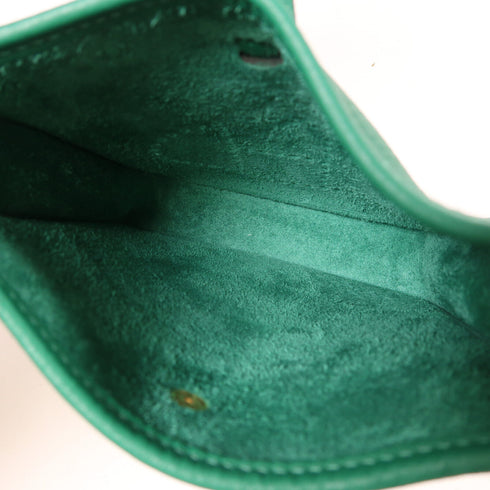 HERMES GHW Evelyne TPM Shoulder Bag Clemence Leather Vert Vertigo