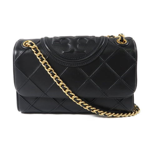 TORY BURCH GHW Small Fleming Soft Convertible Shoulder Bag 139060-001 Calfskin