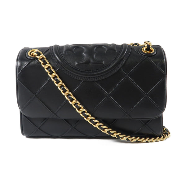 TORY BURCH GHW Small Fleming Soft Convertible Shoulder Bag 139060-001 Calfskin
