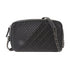 CHANEL CC SHW Chain Shoulder Bag Calfskin Leather Black v