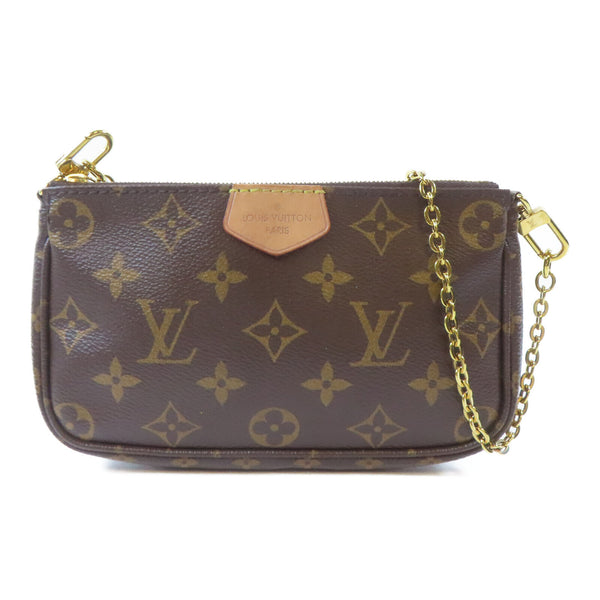 LOUIS VUITTON LV GHW Multi Pochette Accessoires 2 Way Bag M44813 Monogram Brown v2