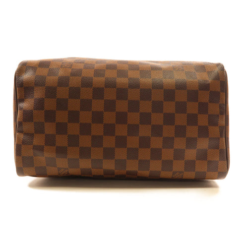 LOUIS VUITTON LV GHW Speedy Hand 30 Bag N41364 Damier Ebene Brown