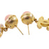 CHANEL CC GHW CC Earrings Metal PVC AB8915 Multi Color Gold Tone Color