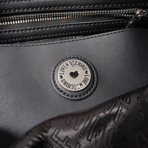 MOSCHINO SHW Shoulder Bag Leather Red