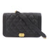 CHANEL Quilted CC GHW Boy WOC Wallet On Chain Shoulder Bag AP1117 Calfskin Black