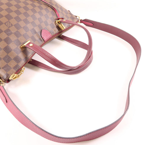 LOUIS VUITTON LV GHW Hyde Park 2 Way Shoulder Bag Handbag N41015 Damier Brown