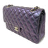 CHANEL Quilted CC GHW Classic 25 Chain Shoulder Bag A01113 Lambskin Purple