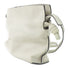 LOEWE GHW Flamenco Clutch Mini Shoulder Bag Calfskin Leather White