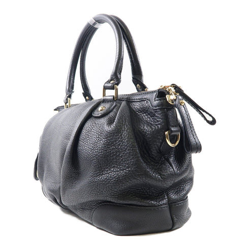 GUCCI GG SHW Shoulder Bag Calfskin Leather 247902 Black