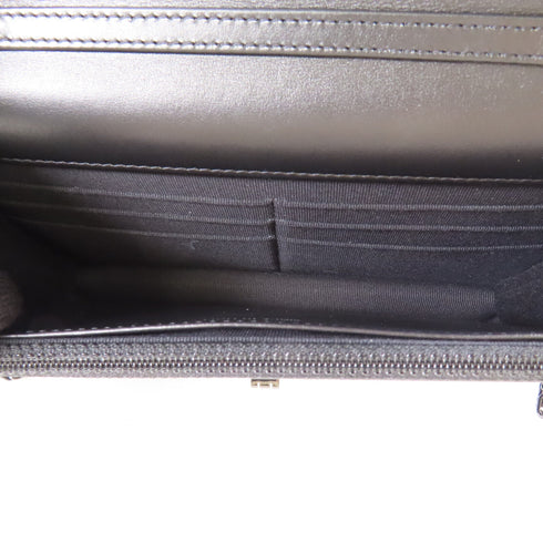 CHANEL CC WOC Wallet On Chain 2.55 Chain Shoulder Bag Calfskin Leather Black