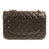 CHANEL CC SHW Jumbo 30 Chain Shoulder Bag Lambskin Leather Black