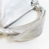 CELINE SHW Shoulder Bag Leather Silver