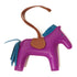 HERMES Rodeo MM Charm Swift Leather Purple/Brown/Blue