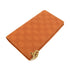 GUCCI GG GHW Long Wallet Calfskin Leather Orange