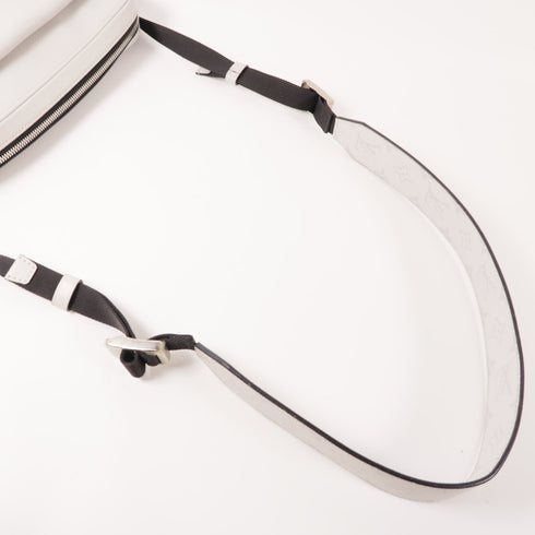 LOUIS VUITTON LV SHW Outdoor Shoulder Bag M30873 Monogram/Taiga leather White