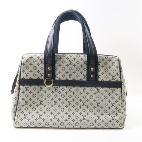 LOUIS VUITTON LV GHW Josephine GM Handbag M92211 Canvas Beige/Navy