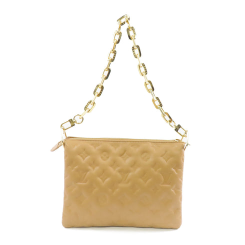 LOUIS VUITTON LV GHW Coussin PM Bag 2 Way Shoulder M21261 Monogram-Embossed Lamb
