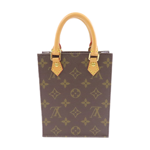 LOUIS VUITTON LV GHW Petite Sac Plat 2 Way Shoulder Bag M69442 Monogram Brown