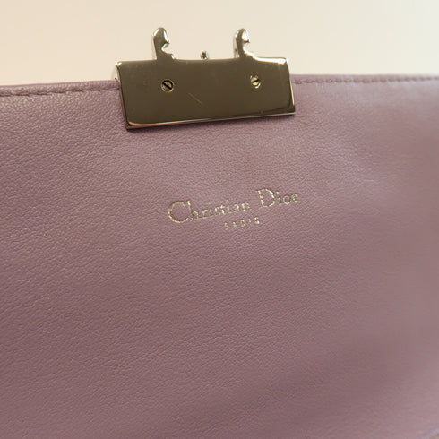 Dior SHW Miss Dior Chain Shoulder Bag Patent Leather S0257 Purple
