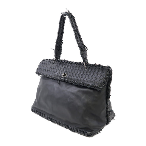 BOTTEGA VENETA BV Handbag/Tote Bag Calfskin Leather Black