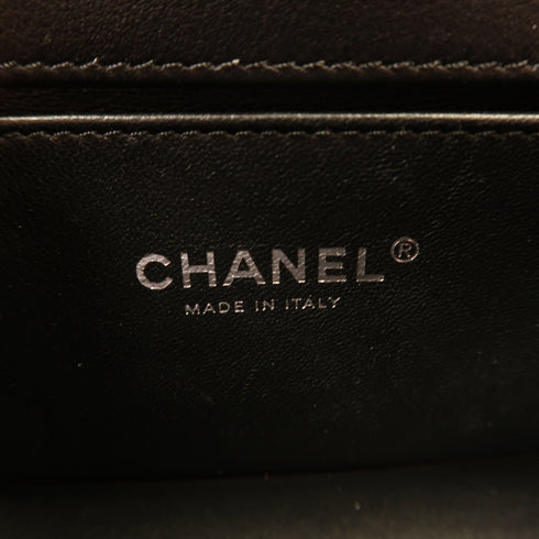 CHANEL CC SHW Boy Chanel 20 Shoulder Bag Calfskin Leather A67085 Black