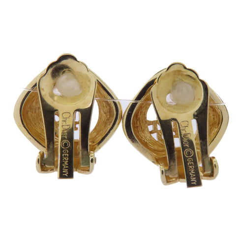 Christian Dior CD Earrings Metal Gold v1