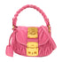 Miu Miu GHW 2 Way Shoulder Bag Handbag Lambskin Leather Pink v1