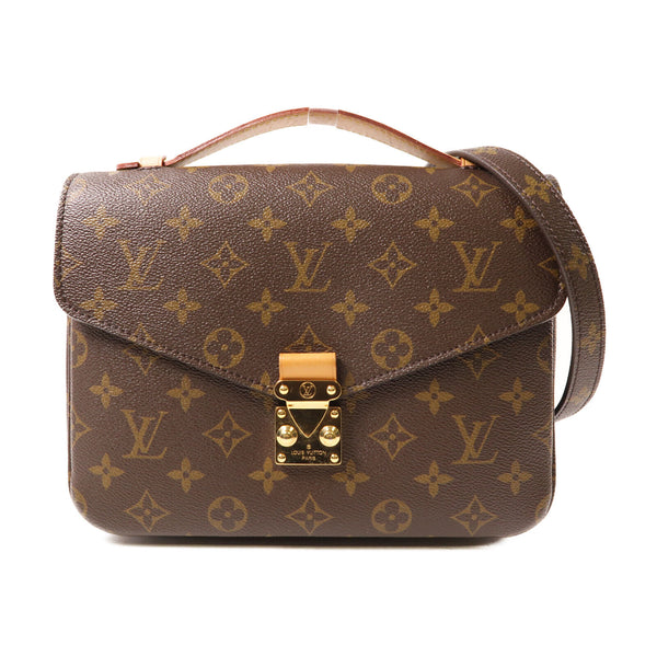 LOUIS VUITTON LV GHW Pochette Metis MM 2 Way Shoulder Bag M44875 Monogram Brown