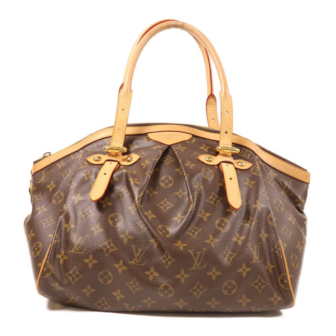 LOUIS VUITTON LV GHW Tivoli GM Shoulder Bag M40144 Monogram Brown v9