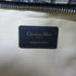 Christian Dior CD GHW Pouch Clutch Bag Canvas Blue