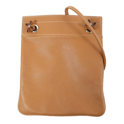 HERMES PHW Aline Shoulder Bag Swift Leather Gold/Brown