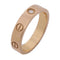 CARTIER Mini Love Ring 1 Diamond Ring 18K Pink Gold Cartier#51/US#5.5
