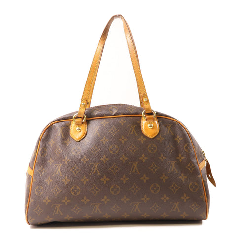 LOUIS VUITTON LV GHW Montorgueil Shoulder Bag M95566 Monogram Brown v1