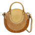 Chloe GHW 2 Way Shoulder Bag Handbag Suede Brown/Beige
