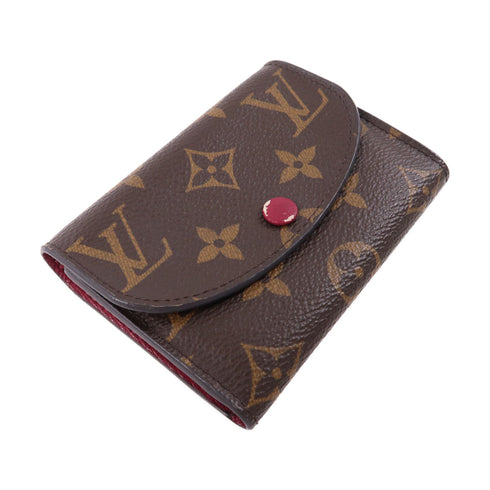 LOUIS VUITTON LV GHW Rosalie Coin Case Monogram M41939 Red
