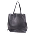 CELINE Shoulder Tote Bag Calfskin Leather Black