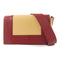 CELINE GHW Shoulder Bag 180263 Lambskin Leather Apricot Color Red